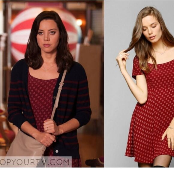 Urban Outfitters Kimchi Blue As Seen on TV Red Dot Mini Skater Dress S - Picture 3 of 12